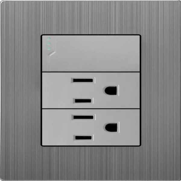 Placa Armada SPM-12 con Interruptor y Contactos Plata Supplier