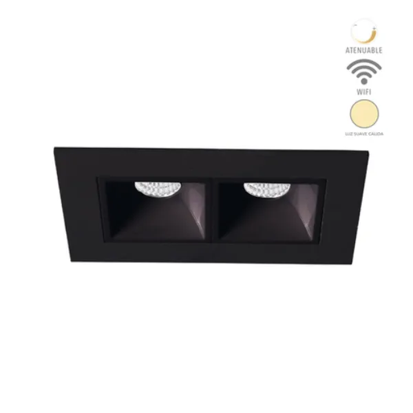 Downlight LED Inteligente 6YDLED3162MVNTCW 6W Luz Suave Cálida Tecnolite