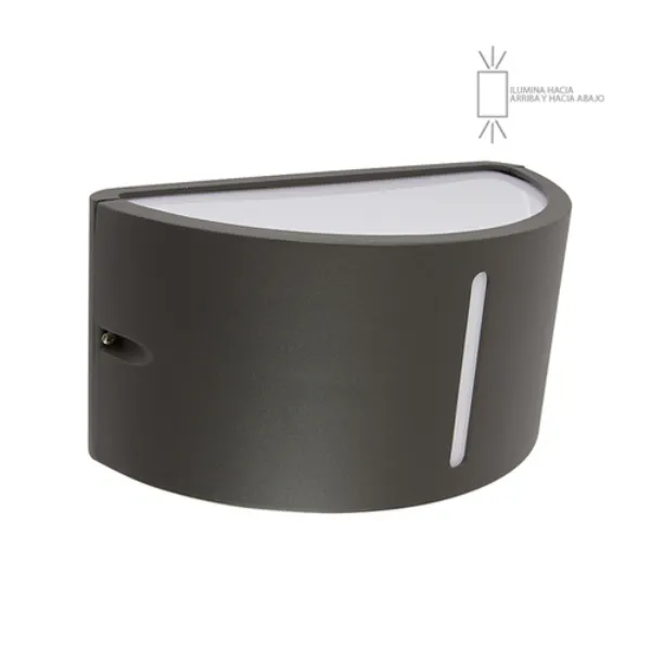 Arbotante Decorativo H-1151_AN 15W 100-240V E27 Antracita Rauch Tecnolite