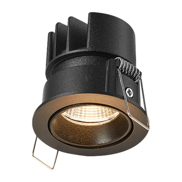 Lámpara LED Empotrable 8W 3000K Negro 8YDLED1095MV30N