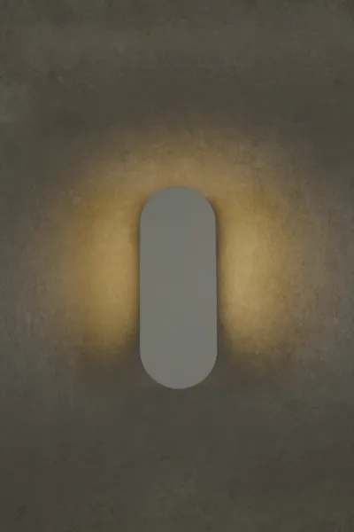 Luminario de Pared LED1874MAW 9W 100-240V Blanco Cálido Ilumileds
