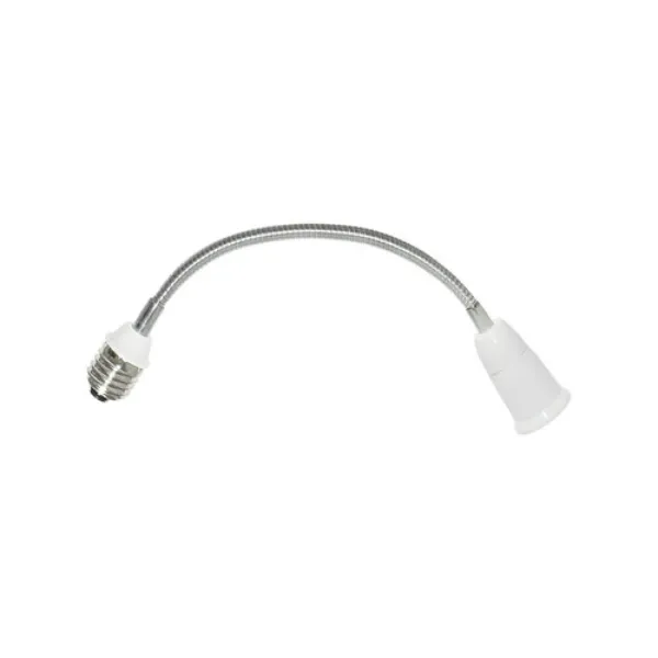 ADAPTADOR EXTENSION FLEXIBLE 30CM DE BASE E26 A LAMPARA E26 WINLED