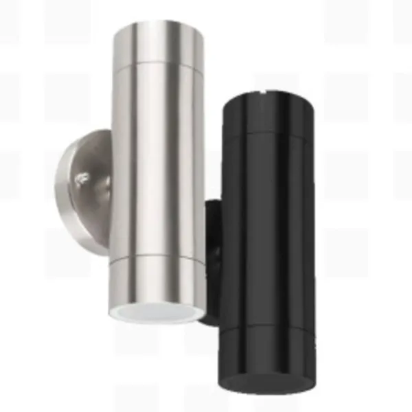 ARBOTANTE CILINDRO ALUMINIO SATIN BASE 2XGU10