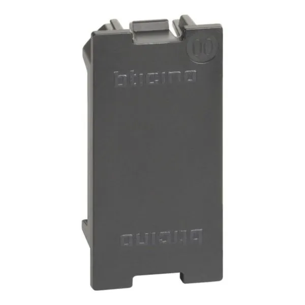 TAPA CIEGA 1 MODULO K4950 NEGRO  MARCA BTICINO