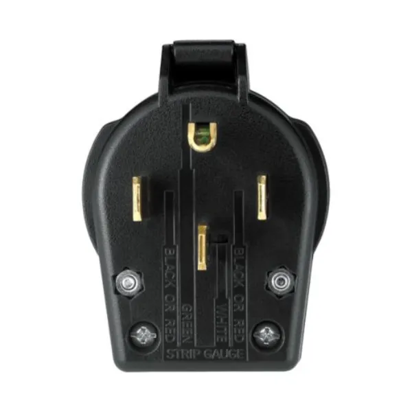 CLAVIJA UNIVERSAL DE PVC 3P4H 30-50A 125-250VCA NEMA 14-30-14-50P NEGRA MARCA EATON