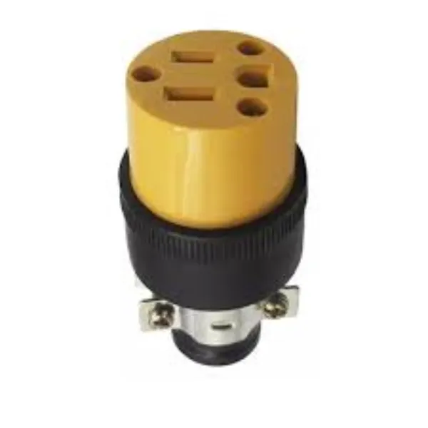 CLAVIJA ATERRIZADA CL-2PT-MA 125V 15A ABS CONTACTO CON ABRAZADERA  MARCA IGOTO
