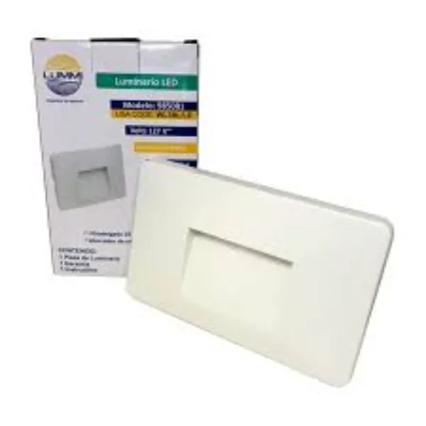 LUMINARIO DE CORTESIA LED WL3BL/LD 3W 127V 150LM LUZ DE DIA  MARCA LUMMI