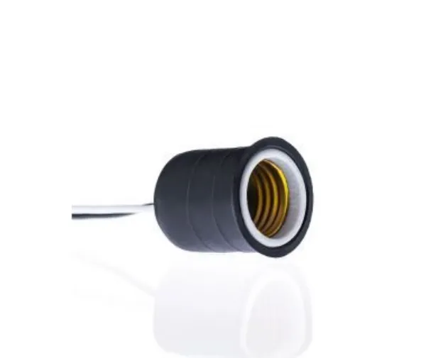 PORTALAMPARA DE PORCELANA E26 PO327 CUBIERTA DE HULE MARCA LUMMI
