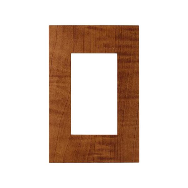PLACA DE 3 MODULOS MADERA ROBLE  25613-76 MARCA SIMON