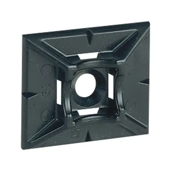 BASE AUTOADHERIBLE PARA COLLARINES ANCHO MAX 4.6MM NEGRO LEGRAND