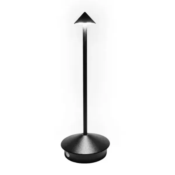 LAMPARA DE MESA LAMPARA PORTATIL 2W 3.7V LUZ BLANCA AJUSTABLE CCT ATENUABLE NEGRO TECNOLITE
