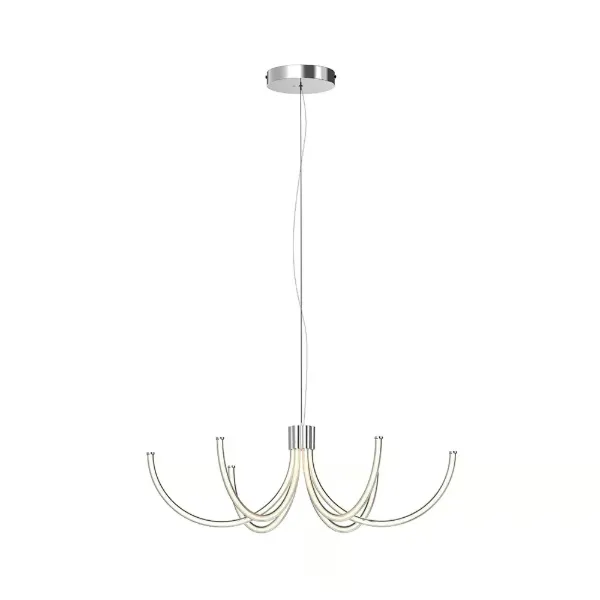 LUMINARIA DE INTERIOR SUSPENDIDA LED ATENUABLE 24W 2700K CROMO TECNOLITE