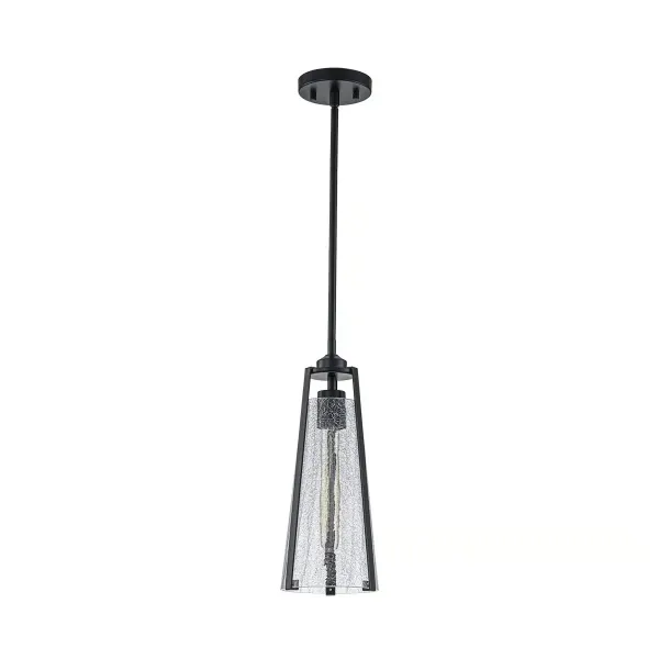 LAMPARA COLGANTE COLGANTE INTERIOR 60W 240V ROSCA E27 NEGRO TECNOLITE
