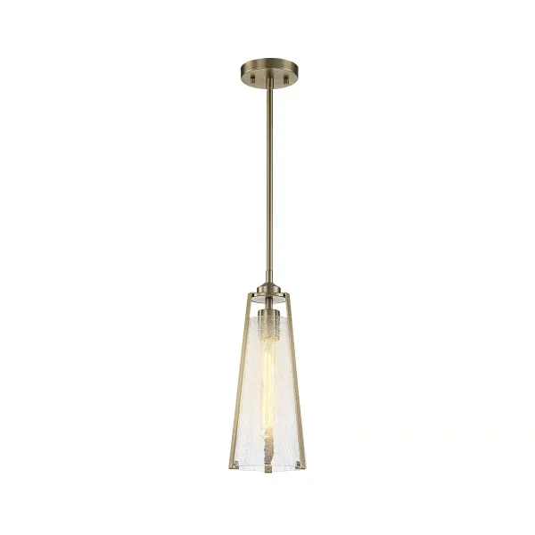 LAMPARA COLGANTE COLGANTE INTERIOR 60W 240V ROSCA E27 DORADO TECNOLITE